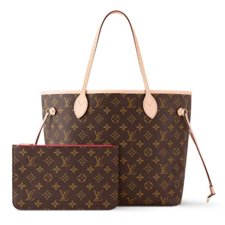 Louis Vuitton Neverfull MM Totebag - Brown