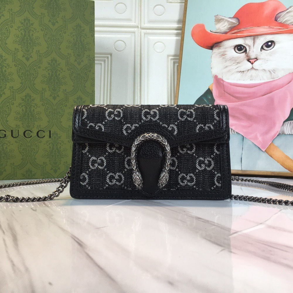 Gucci Dionysus Super Mini Crossbody Bag – Black