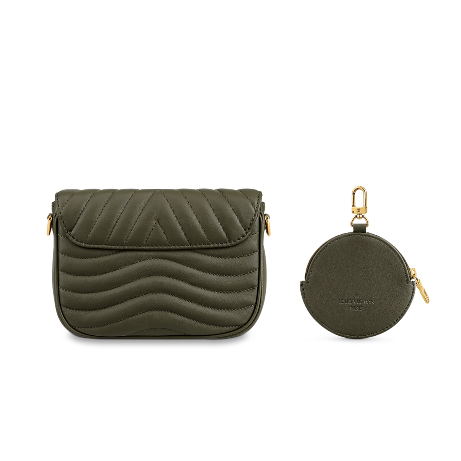 Louis Vuitton New Wave Multi-Pochette Crossbody Bag - Green Khaki