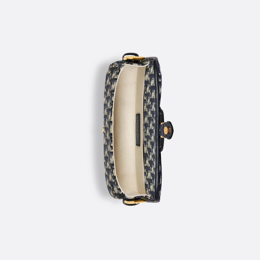 Dior Bobby East West Bag - Blue Dior Oblique Jacquard