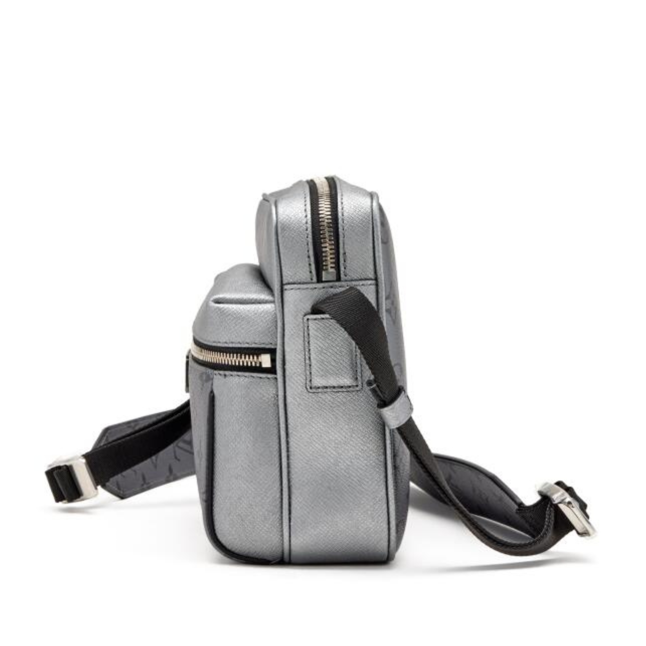 Louis Vuitton Taigarama Outdoor Messenger Shoulder Bag - Silver