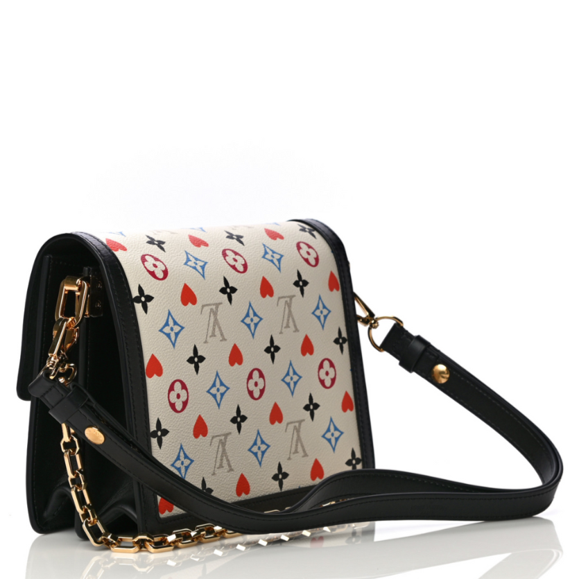 Louis Vuitton Dauphine MM Tote Bag - White