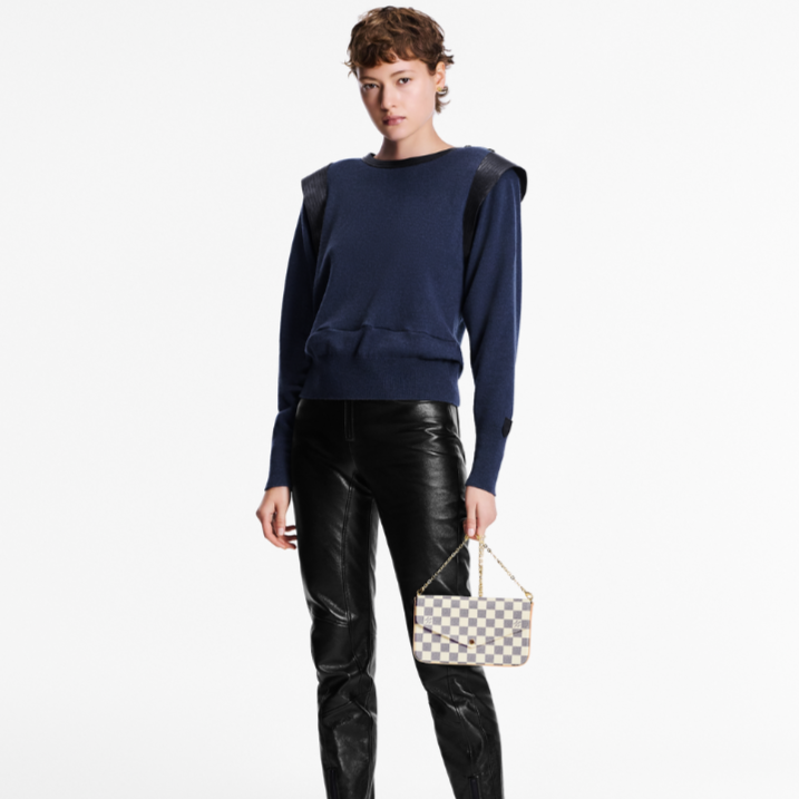 Louis Vuitton Damier Azur Pochette Félicie Crossbody Bag - Damier Azur