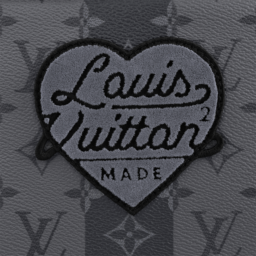 Louis Vuitton x NIGO Monogram Eclipse LV Heart Sling Bag - Black