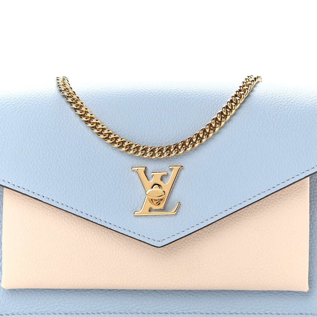 Louis Vuitton Mylockme Chain Pochette Bag - Bleu Nuage