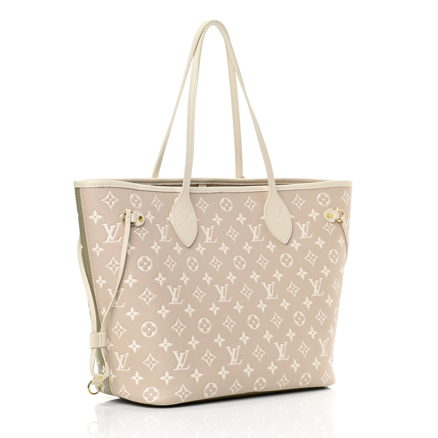 Louis Vuitton Spring In The City Neverfull MM - Khaki Beige Cream