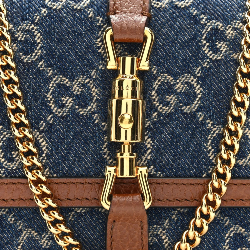 Gucci Jackie 1961 Chain Wallet – Blue