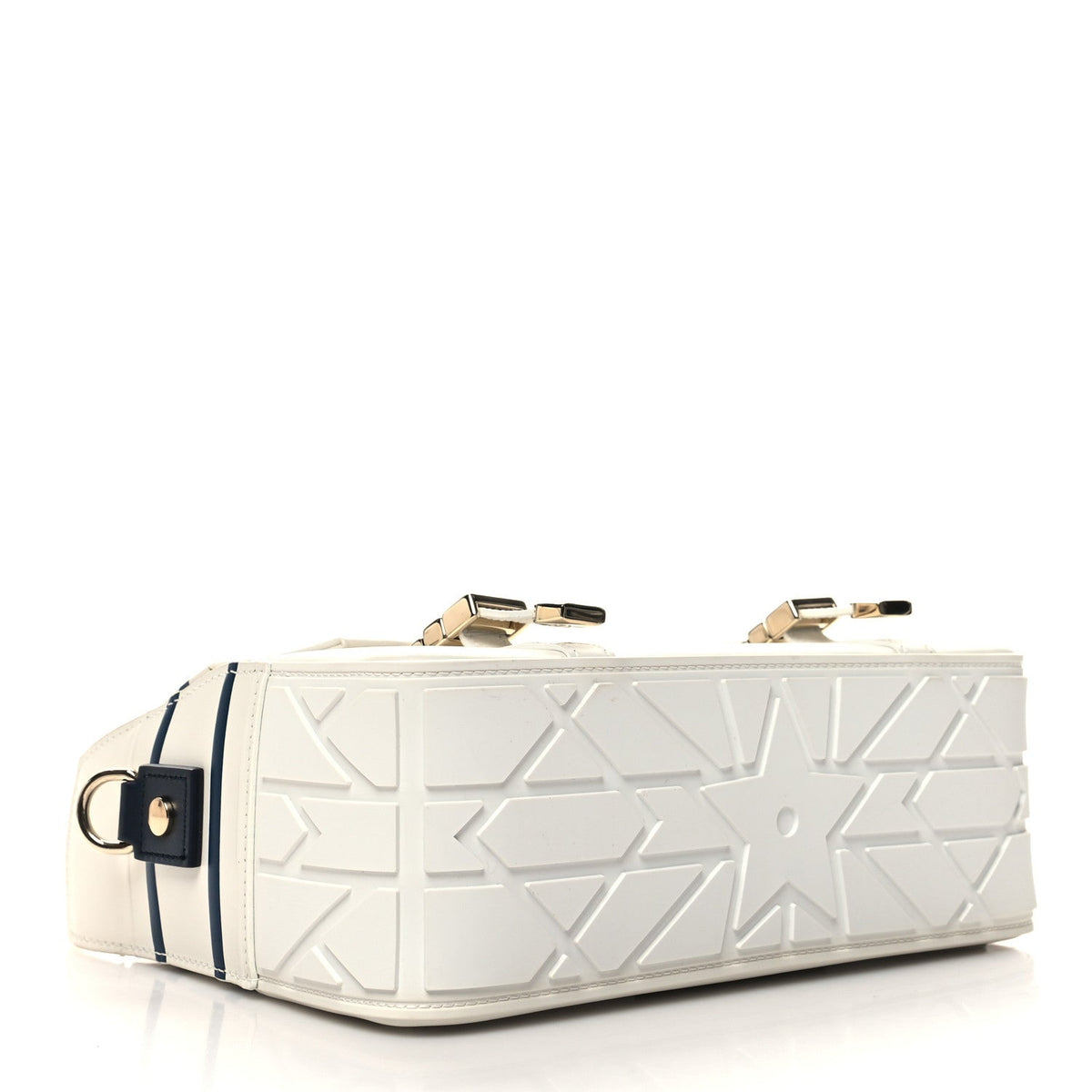 Dior Small Diorcamp Calfskin Bag - White
