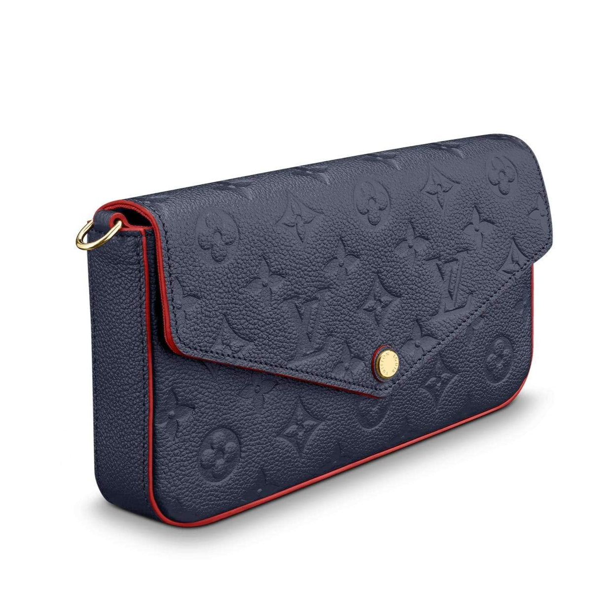 Louis Vuitton Pochette Félicie Wallet Shoulder Bag - Marine Rouge Blue