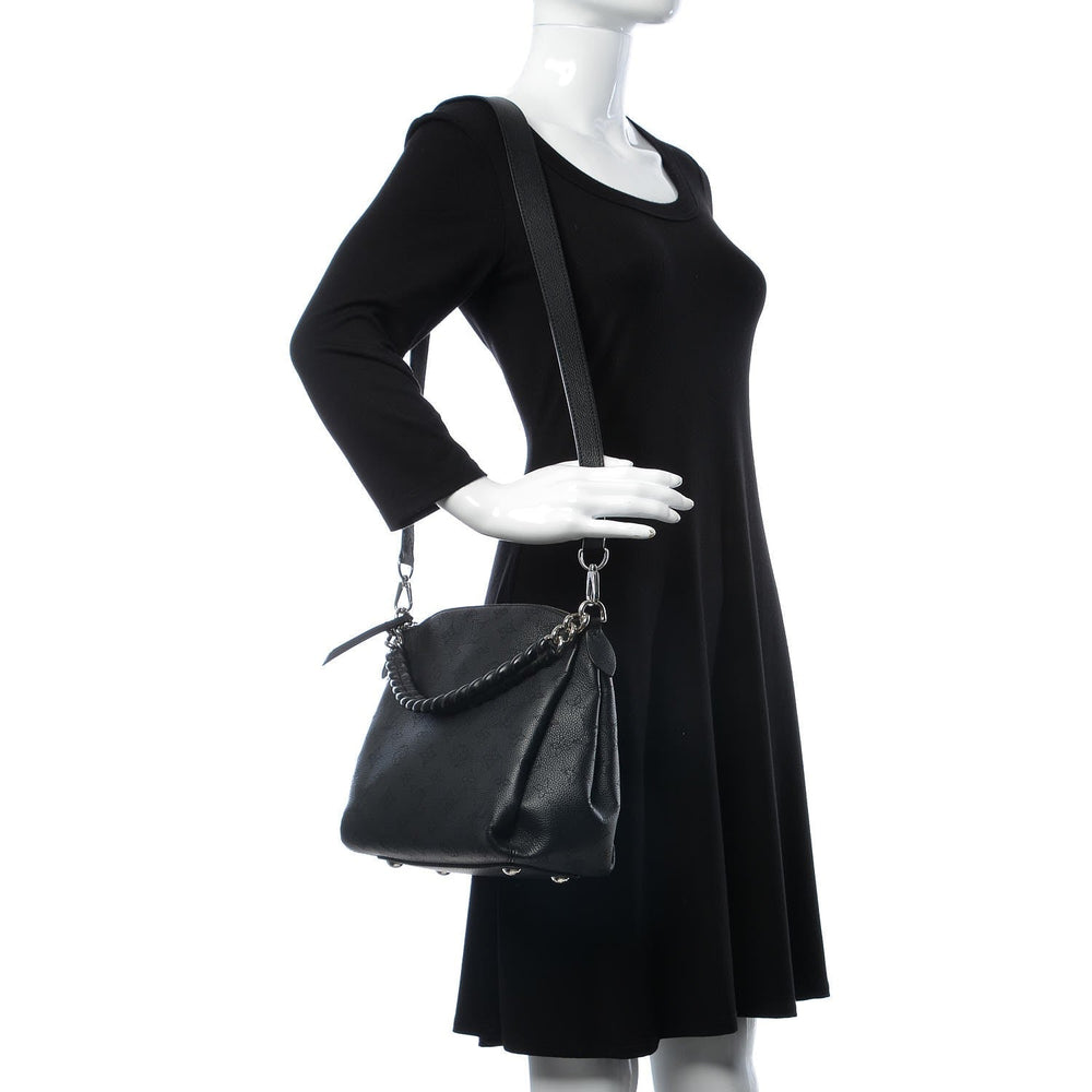 Louis Vuitton Mahina Babylone Chain BB Shoulder Bag - Black
