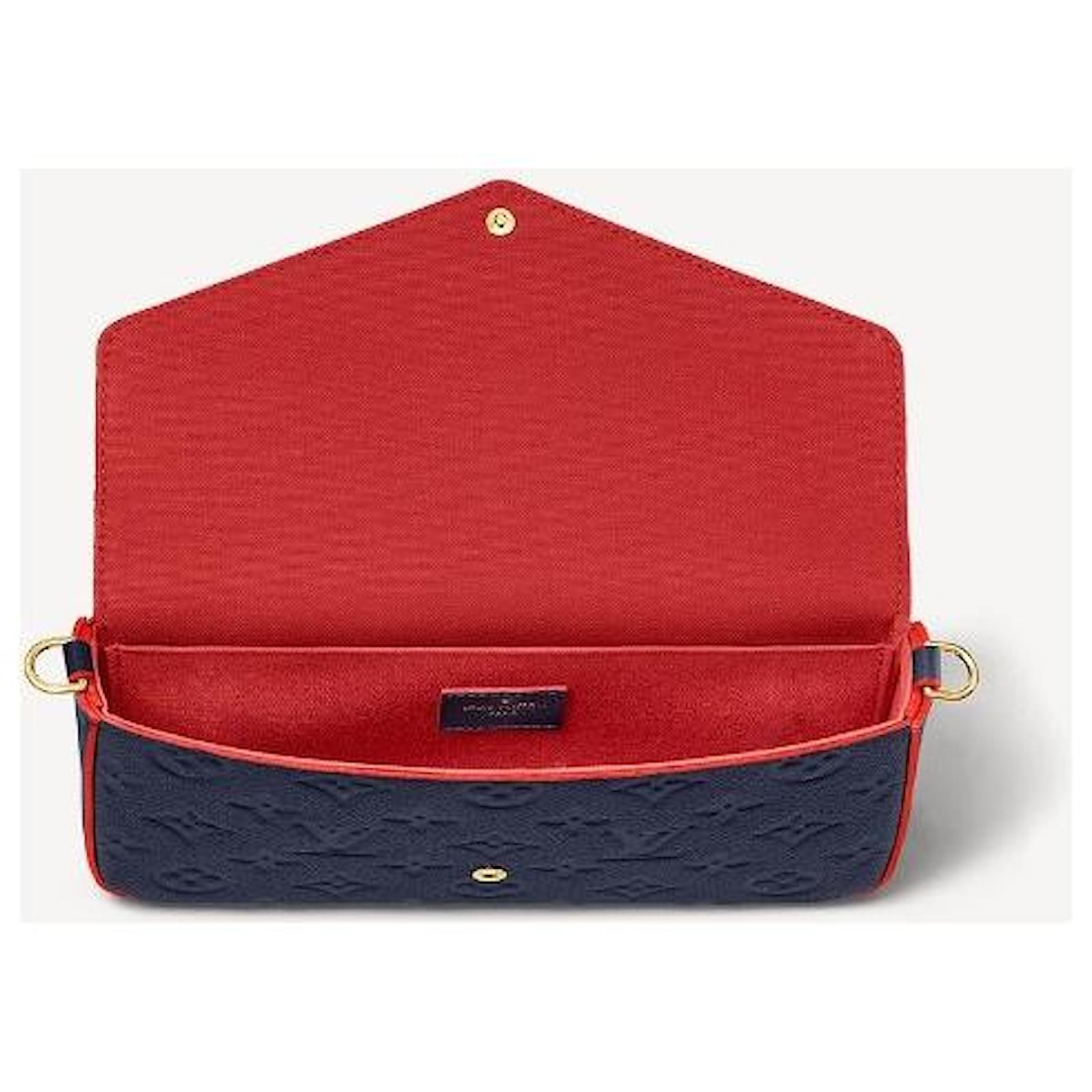 Louis Vuitton Pochette Félicie Wallet Shoulder Bag - Marine Rouge Blue