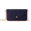 Louis Vuitton Pochette Félicie Wallet Shoulder Bag - Marine Rouge Blue
