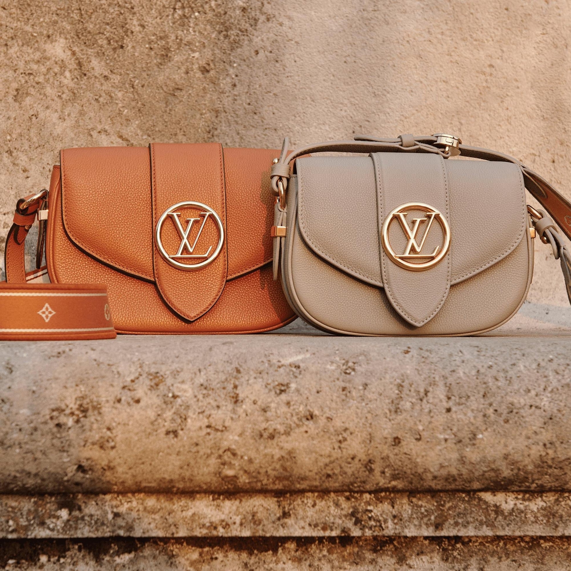 Louis Vuitton LV Pont 9 Soft MM Shoulder Bag - Mocaccino