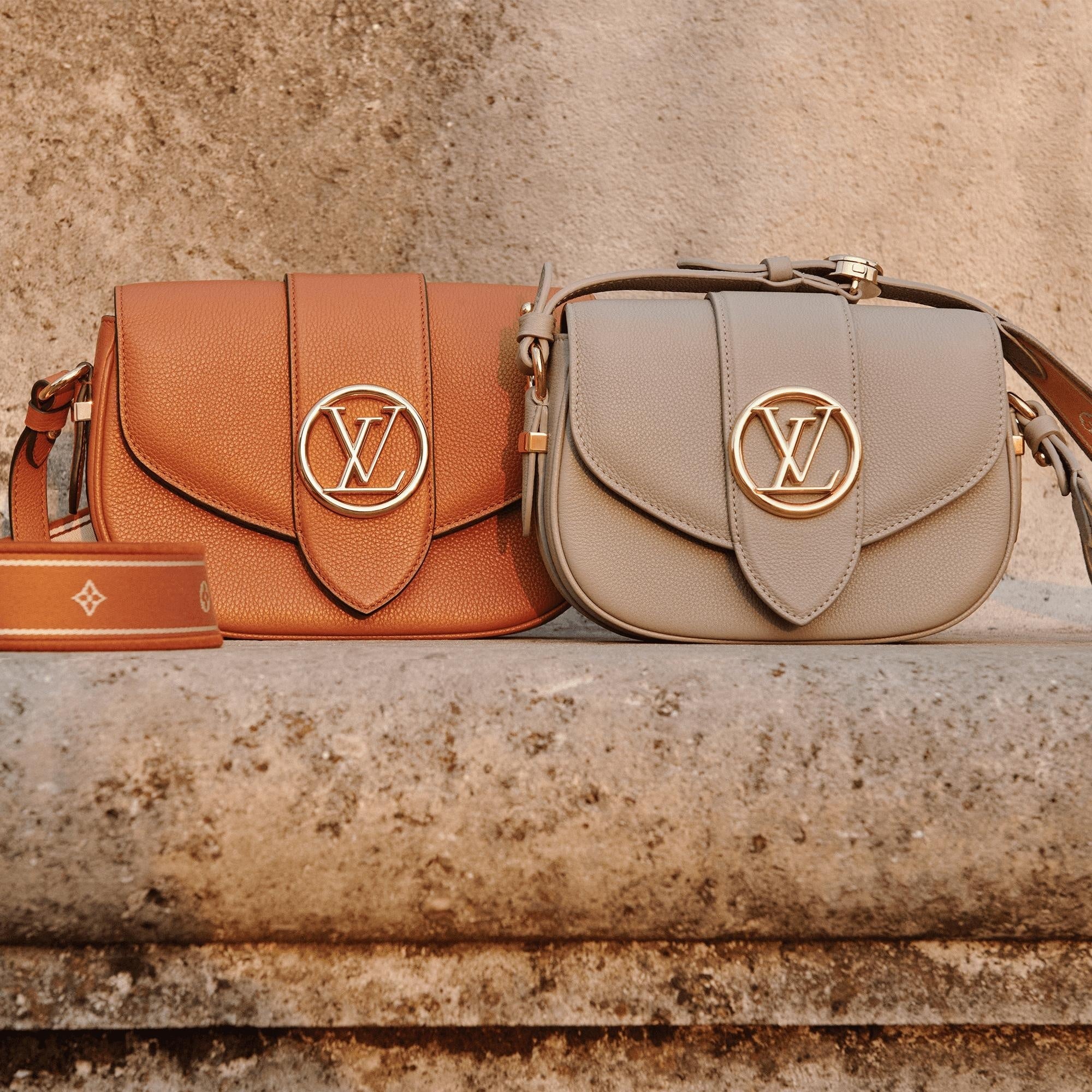 Louis Vuitton LV Pont 9 Soft MM Shoulder Bag - Mocaccino