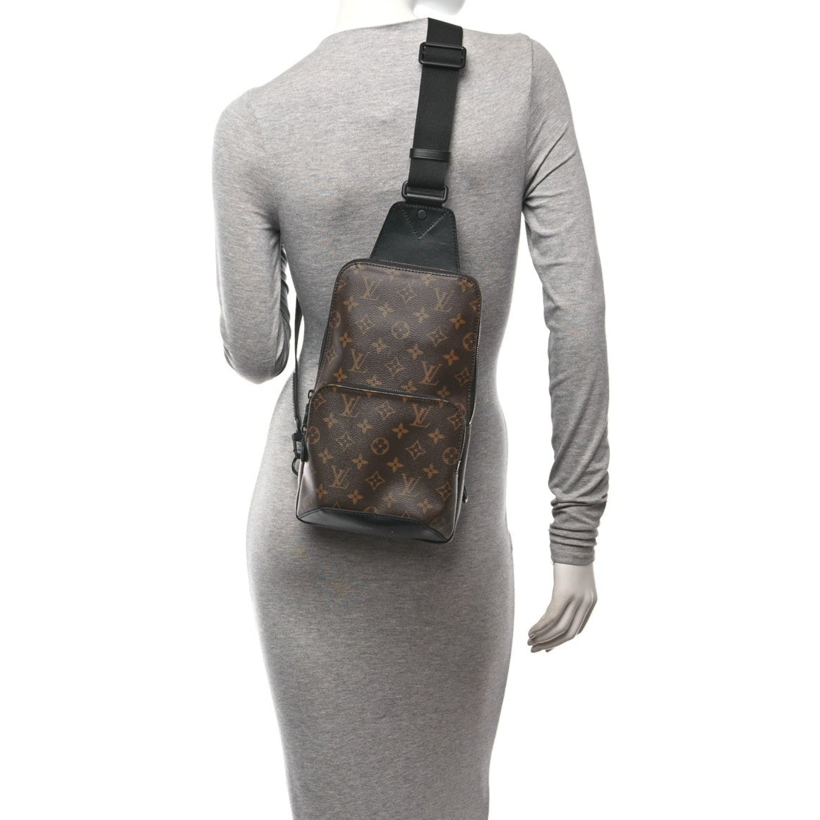 Louis Vuitton Macassar Monogram Canvas Avenue Slingbag Crossbody - Brown