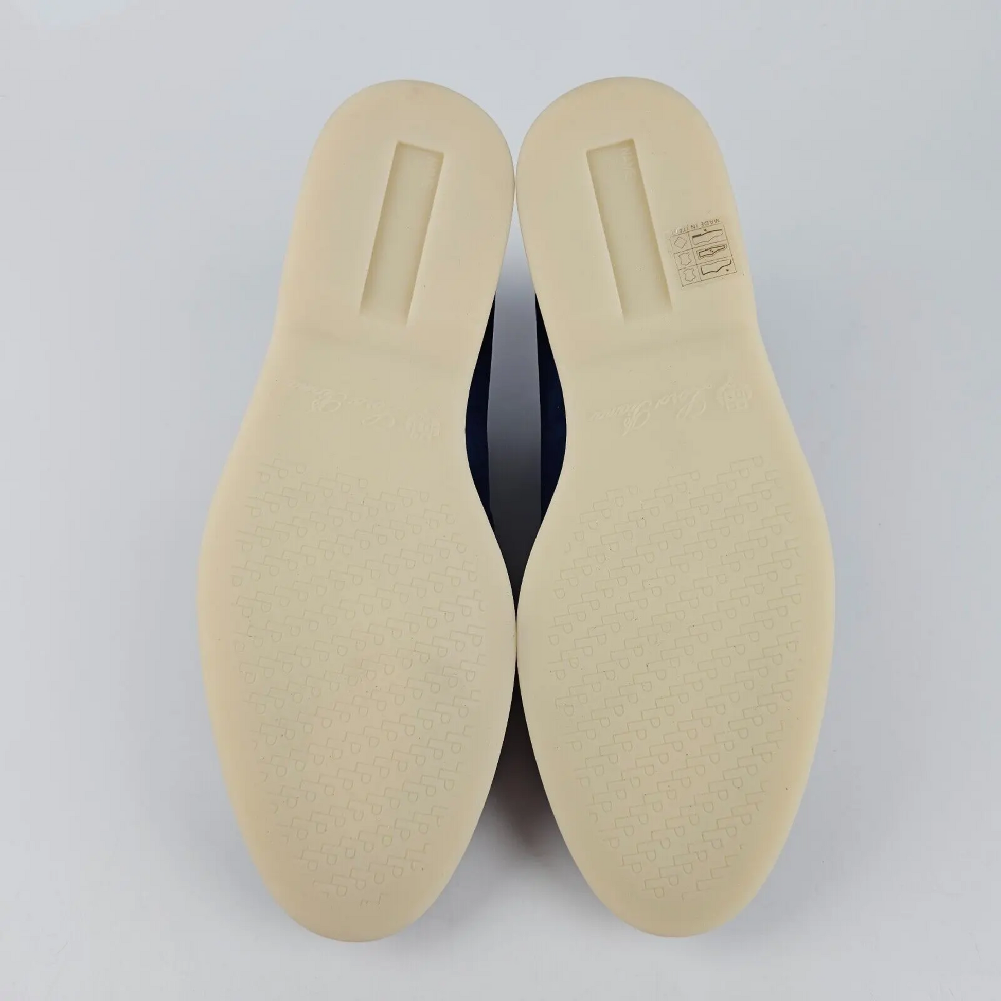 Loro Piana Open Walk Suede Ankle Boots - Dark Navy Blue (220)