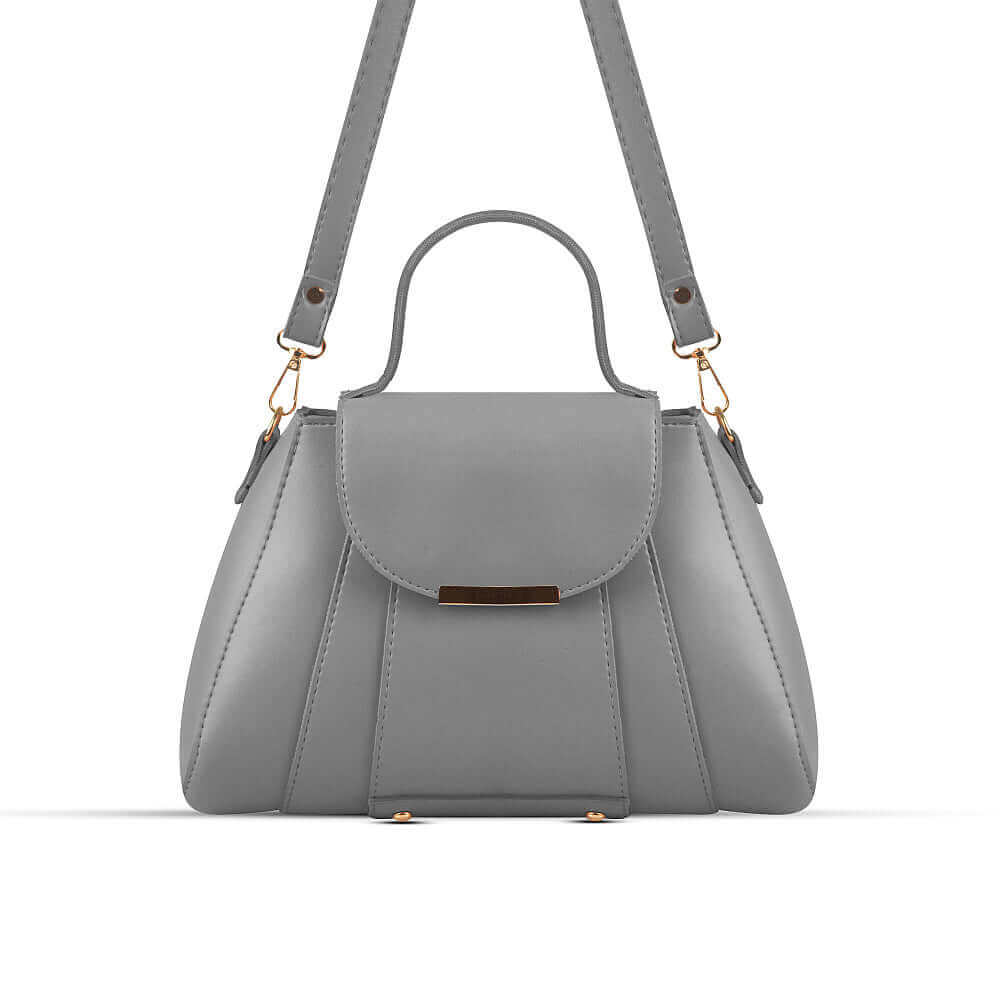 OPAL – Classic Carryall Shoulder Bag in Grey