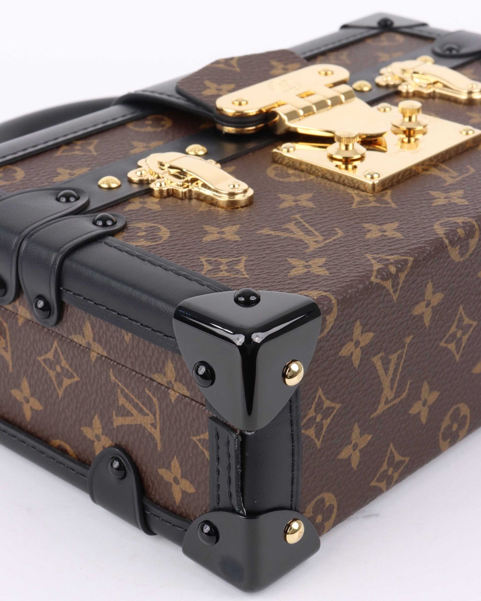 Louis Vuitton Petite Malle Capital Handbag - Brown