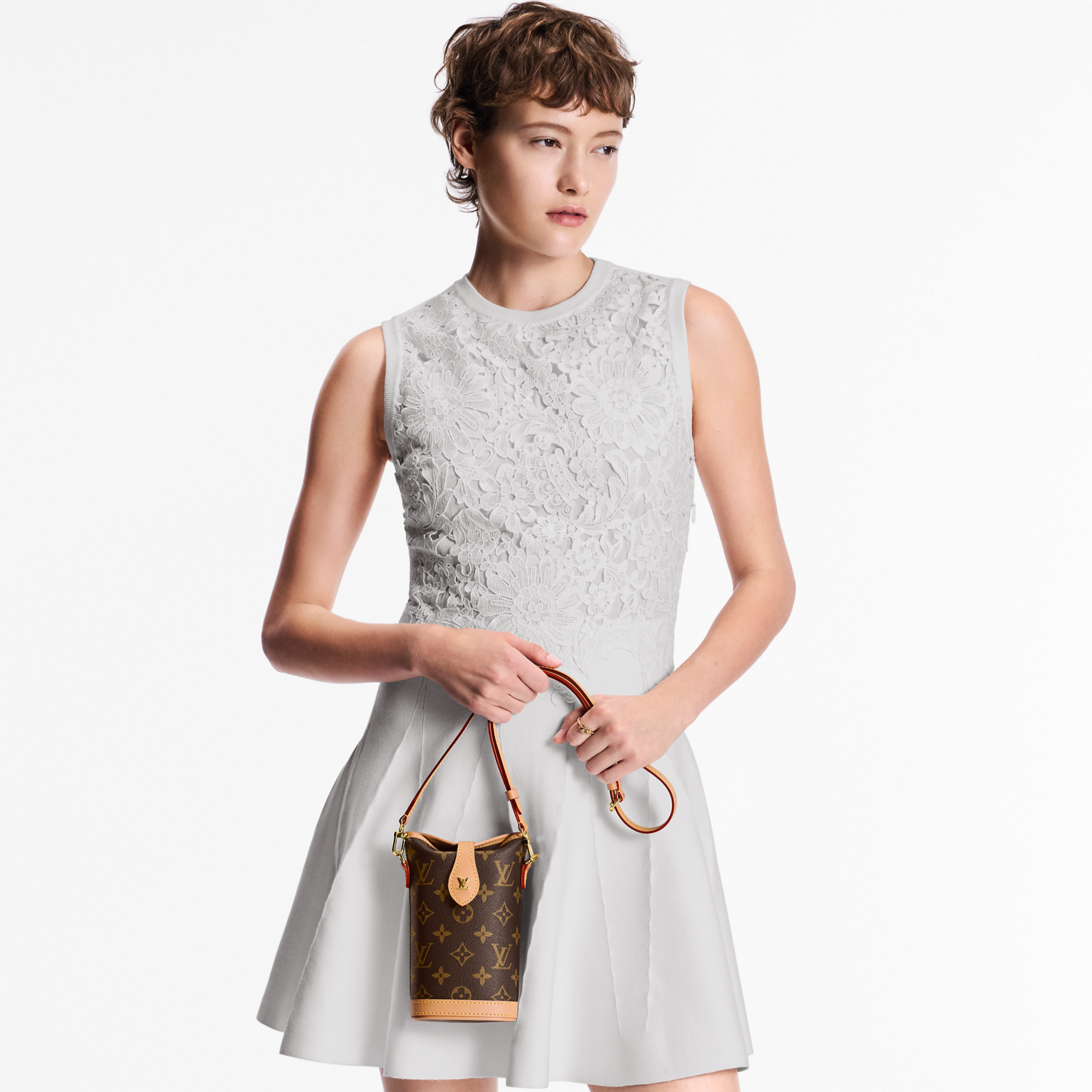 Louis Vuitton Fold Me Pouch Shoulder Bag - Chocolate Brown