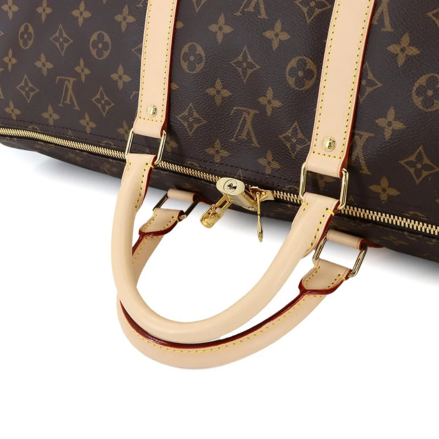 Louis Vuitton Keepall Bandoulière 45 Duffle Bag - Brown