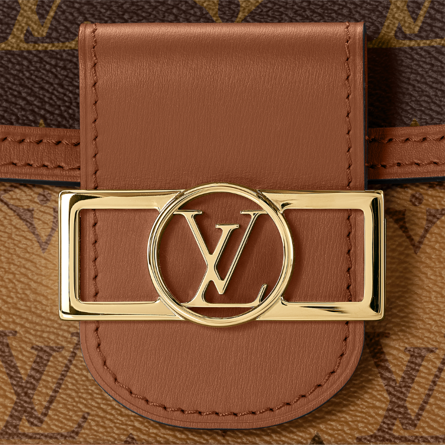 Louis Vuitton Monogram Reverse Dauphine Mini Shoulder Bag - Brown