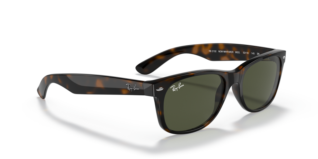 Ray Ban Wayfarer RB2132 902L Tortoise Brown Sunglasses