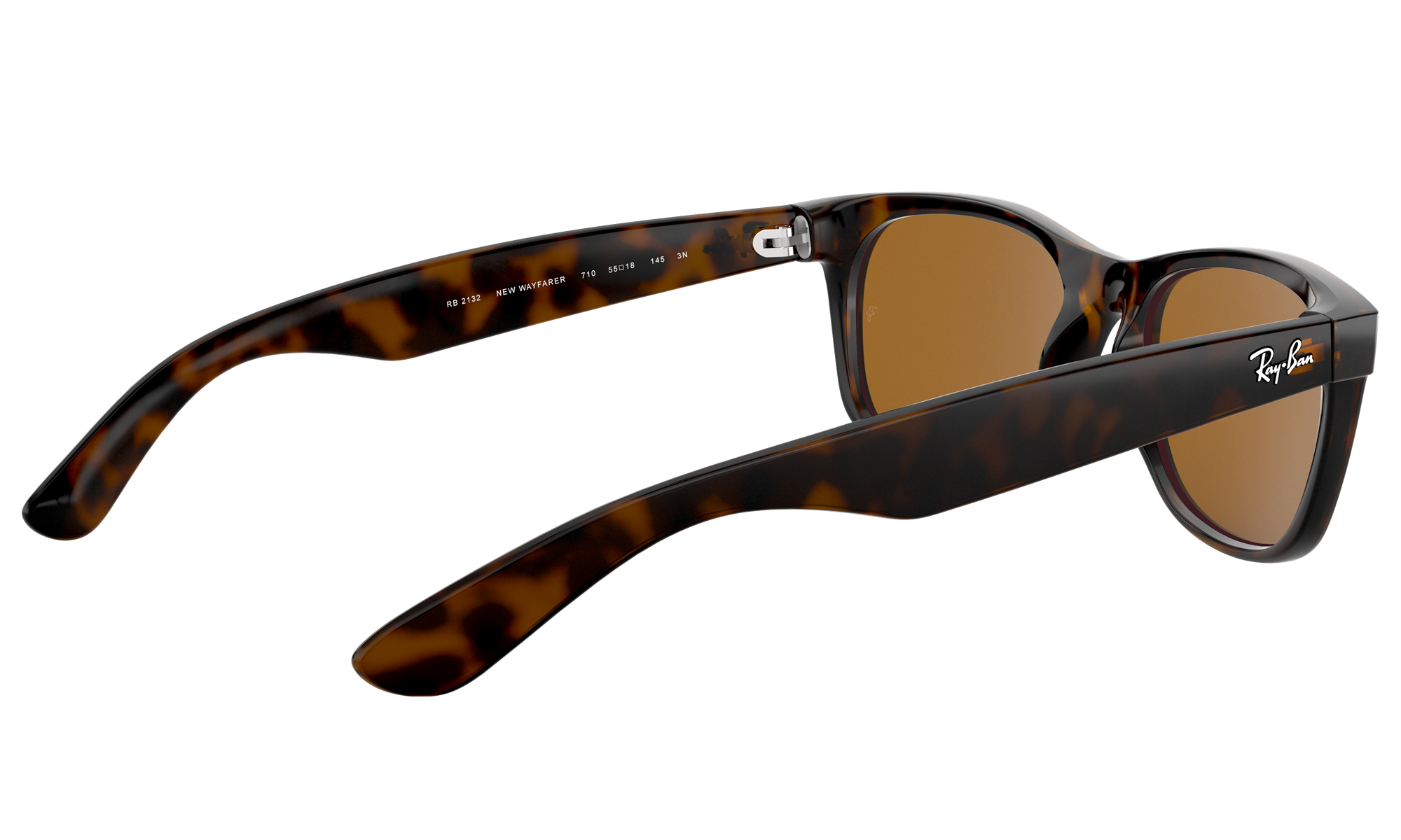 Ray Ban Wayfarer RB2132 902L Tortoise Brown Sunglasses