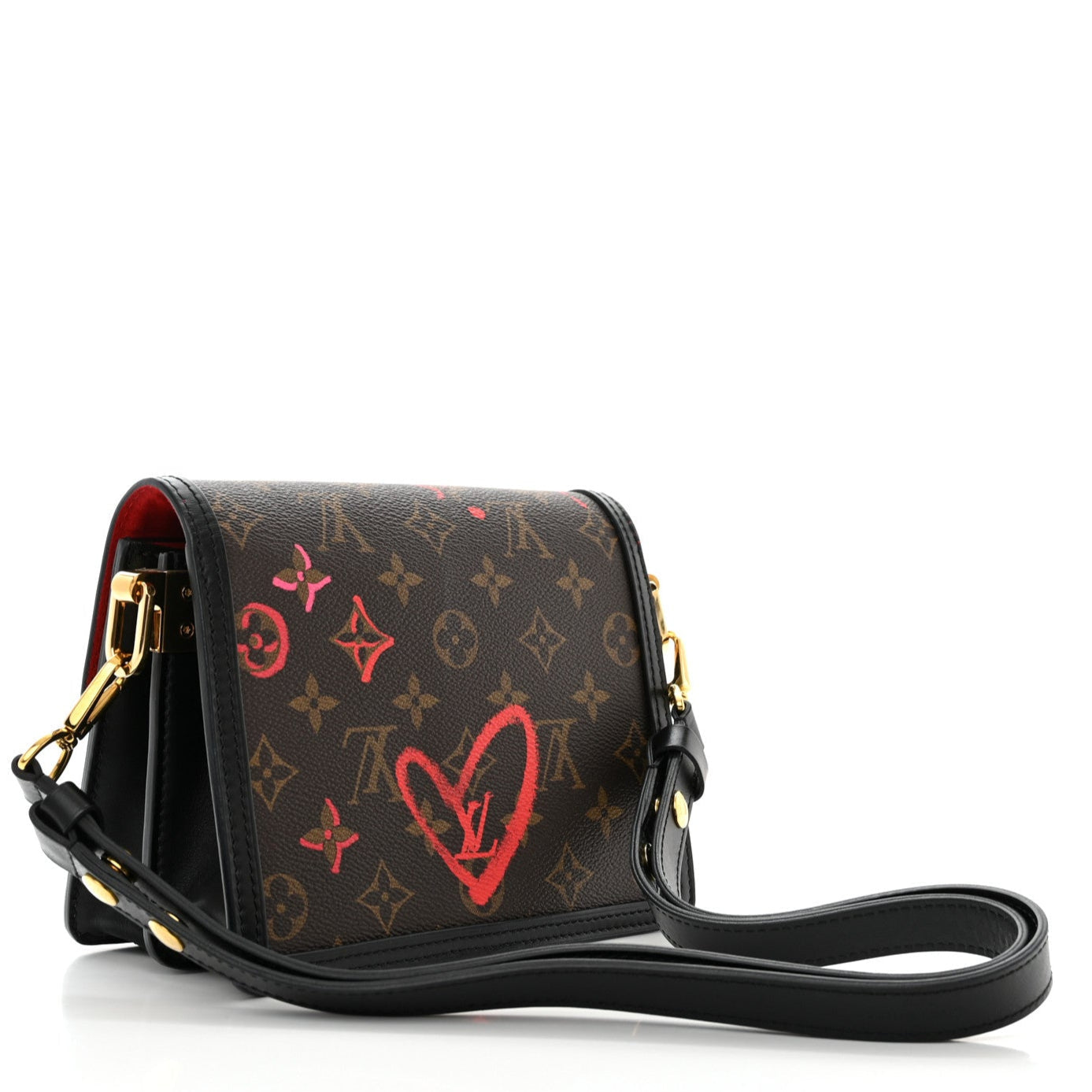 Louis Vuitton Fall In Love Mini Dauphine Shoulder Bag - Monogram Brown