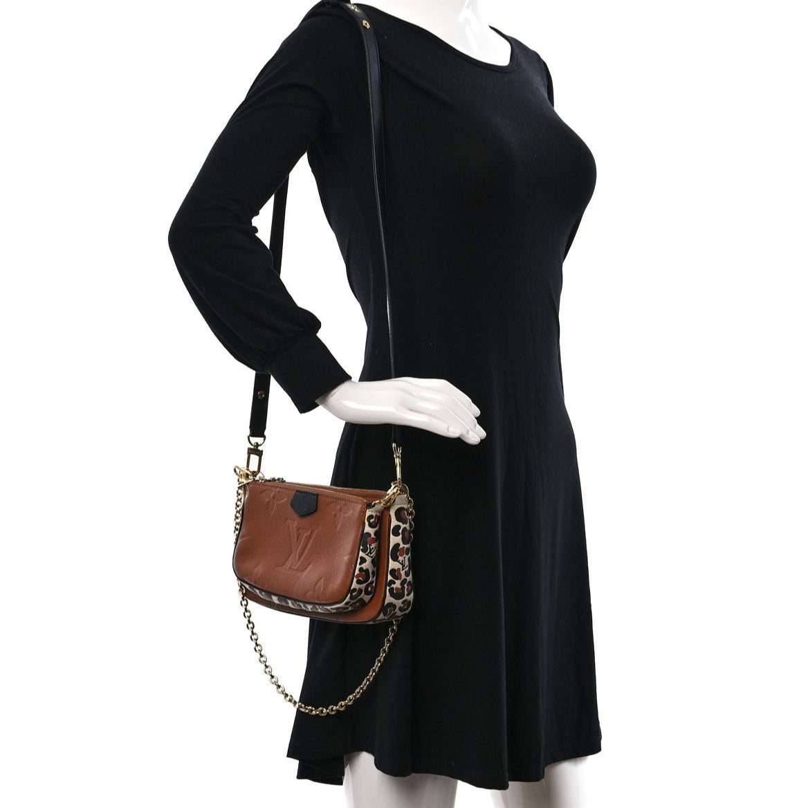 Louis Vuitton Wild At Heart Multi Pochette Accessoires Crossbody Bag - Caramel Brown