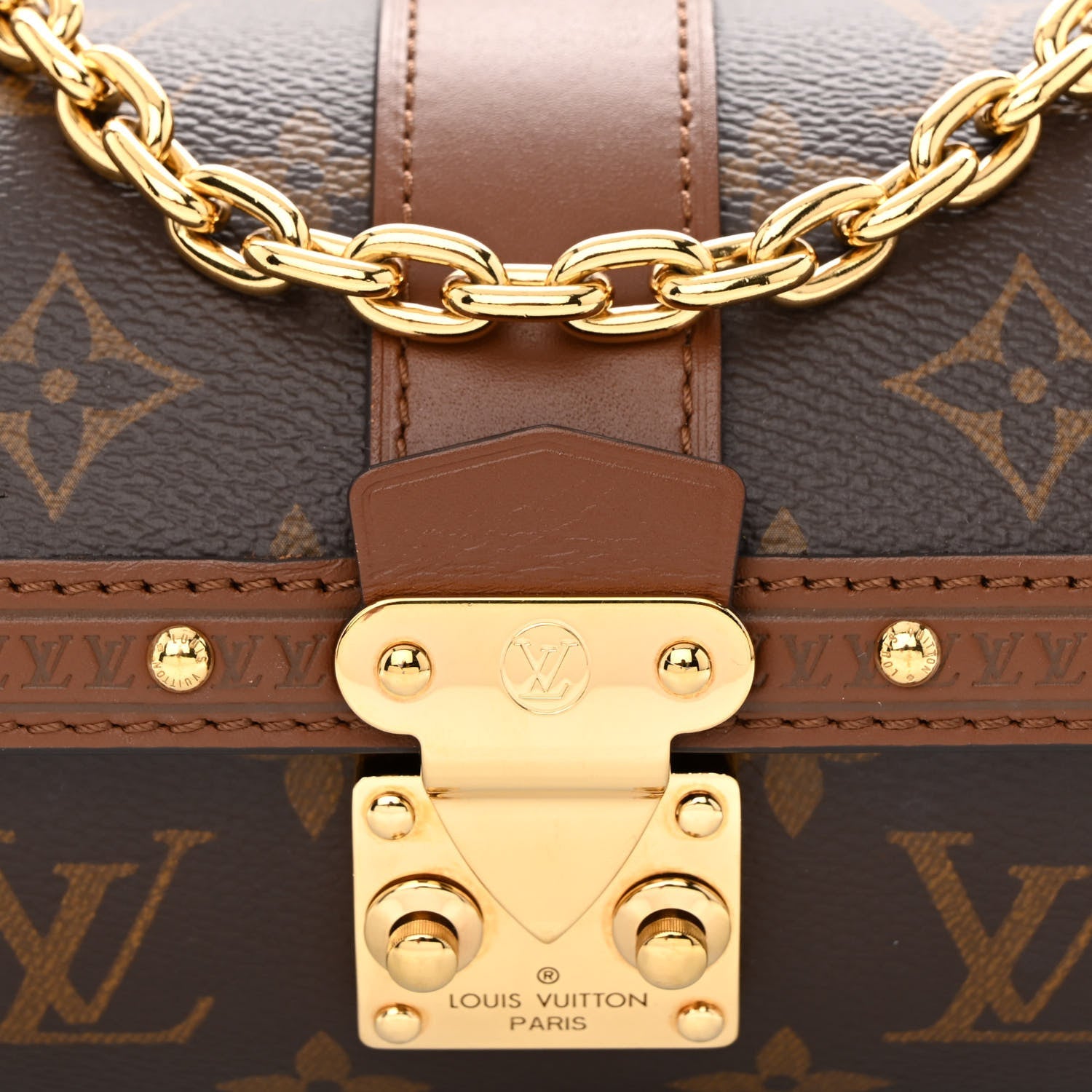 Louis Vuitton Papillon Trunk Handbag - Brown