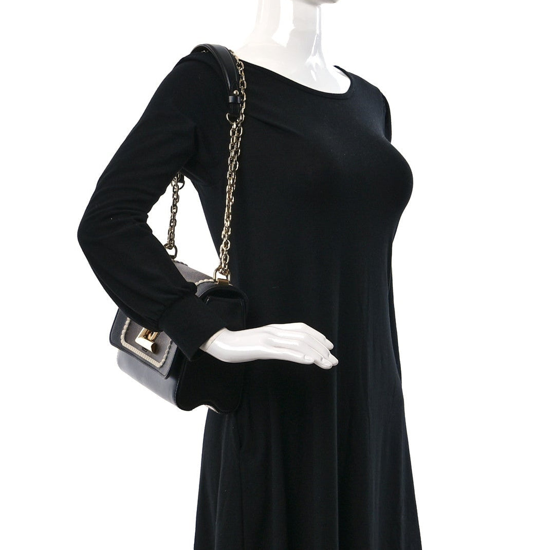 Louis Vuitton Twist MM Shoulder Bag - Black