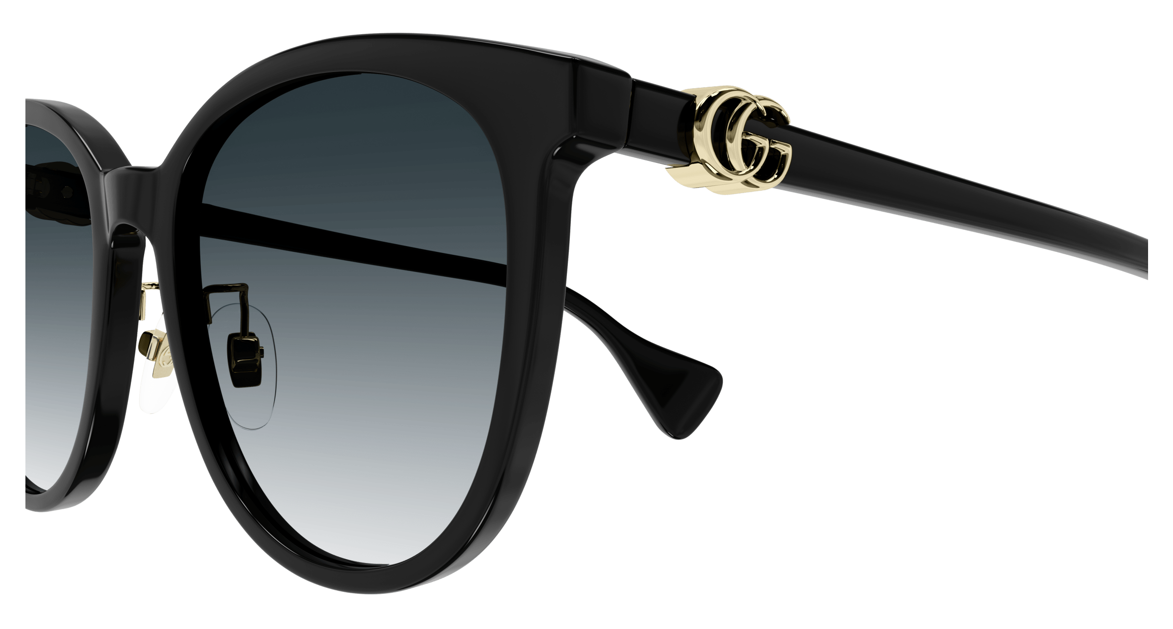 Gucci GG1180SK Cateye Black Sunglasses