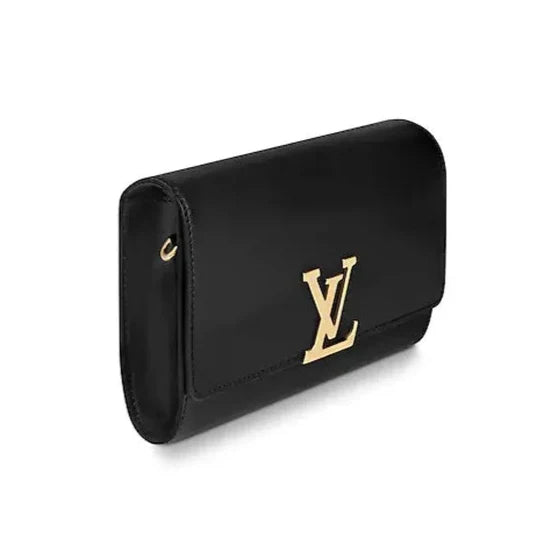 Louis Vuitton Pochette Louise Chain Clutch - Black
