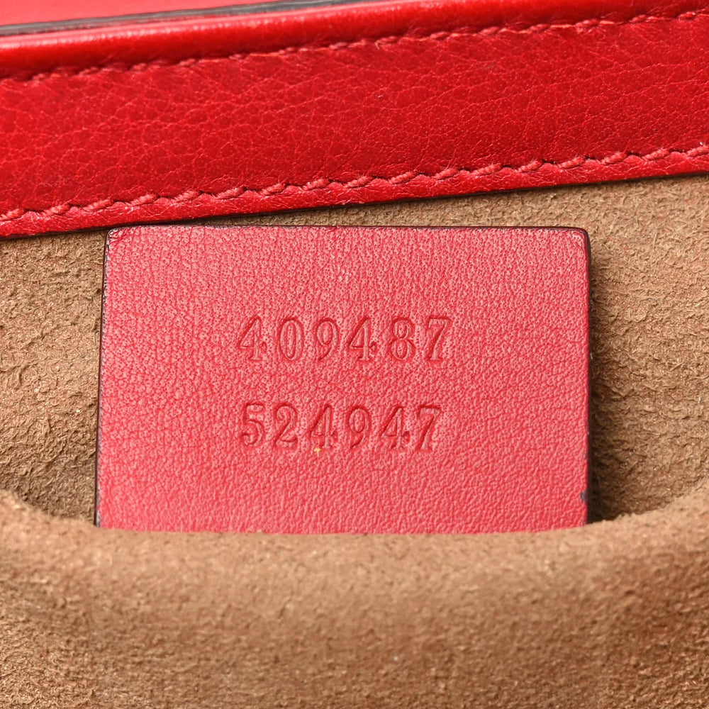 Gucci Padlock Small Shoulder Bag – Red