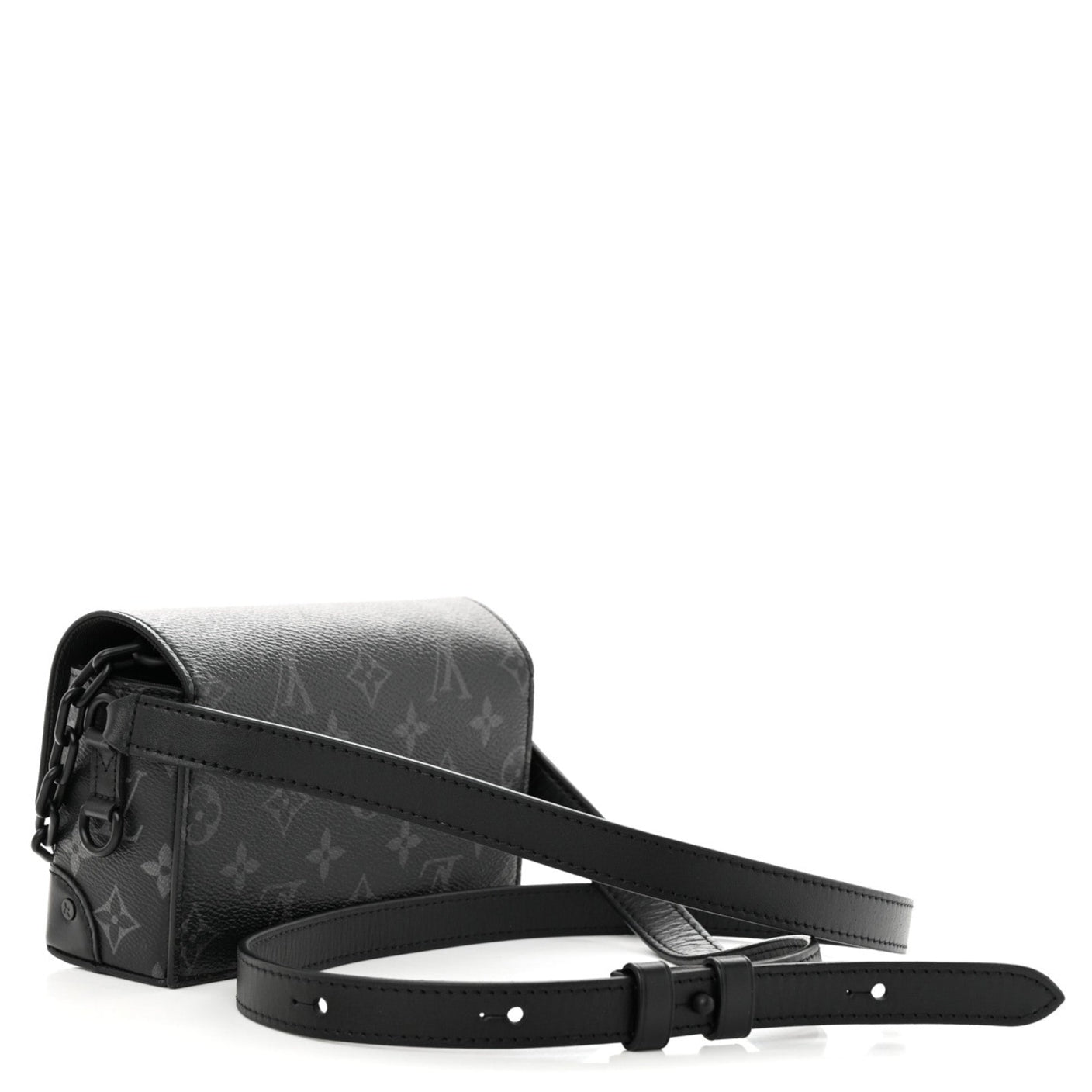 Louis Vuitton Steamer Messenger Wearable Wallet - Black Monogram Eclipse