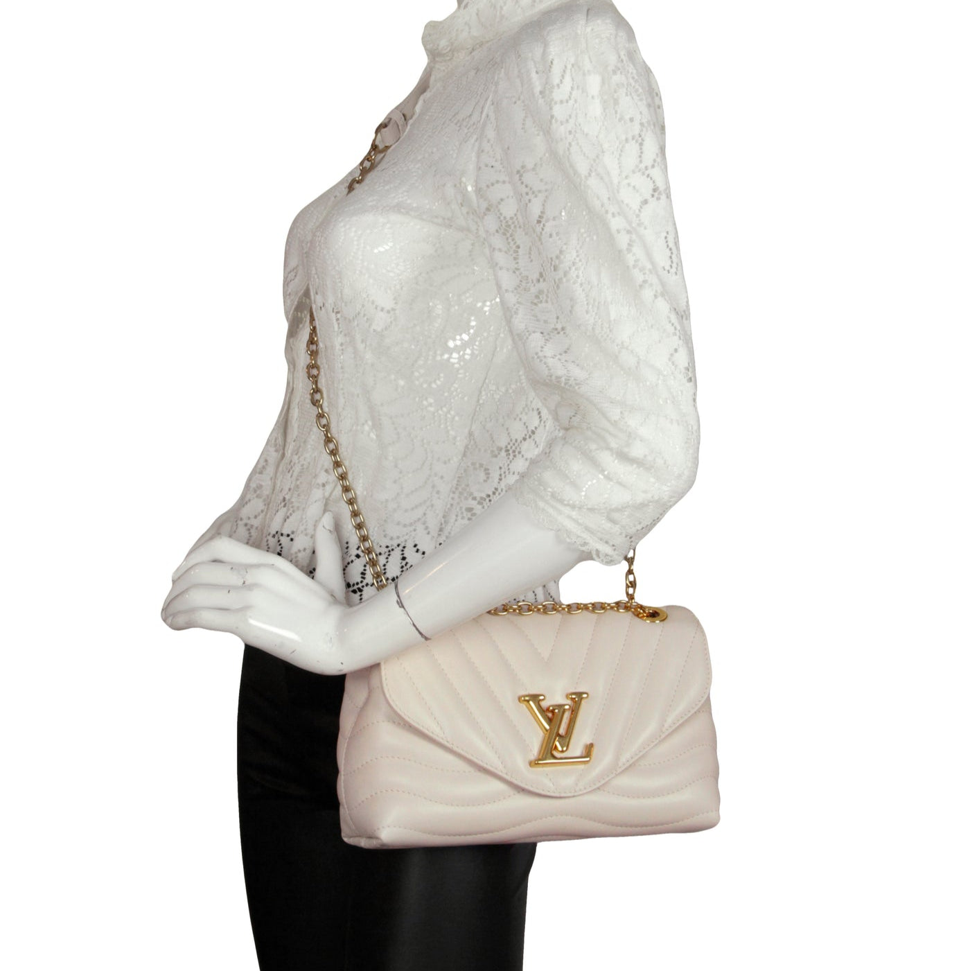 Louis Vuitton New Wave MM Chain Bag - Ivory