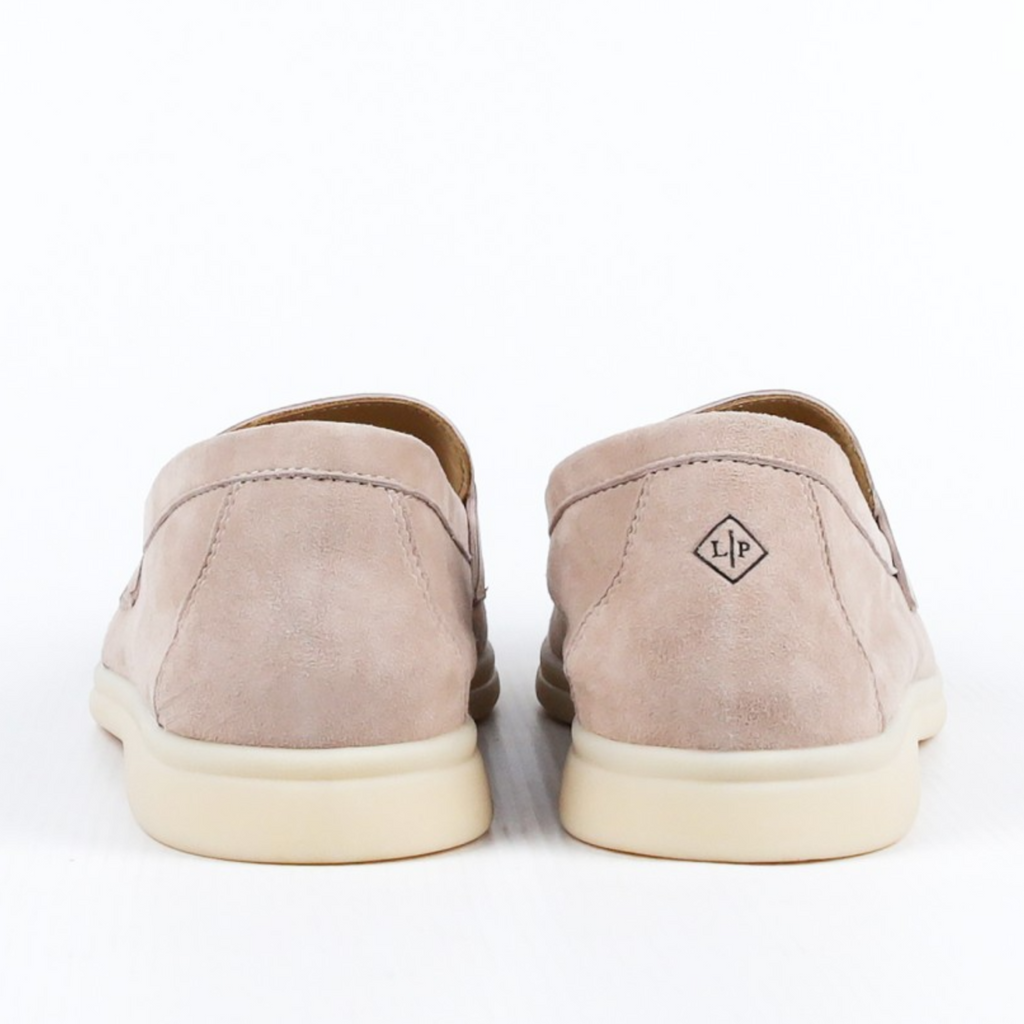 Loro Piana Summer Walk Suede Loafers - Light Camel (030)