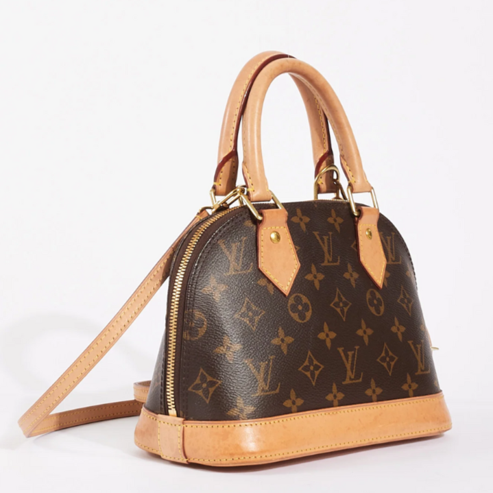 Louis Vuitton Alma BB Handbag - Chocolate Brown