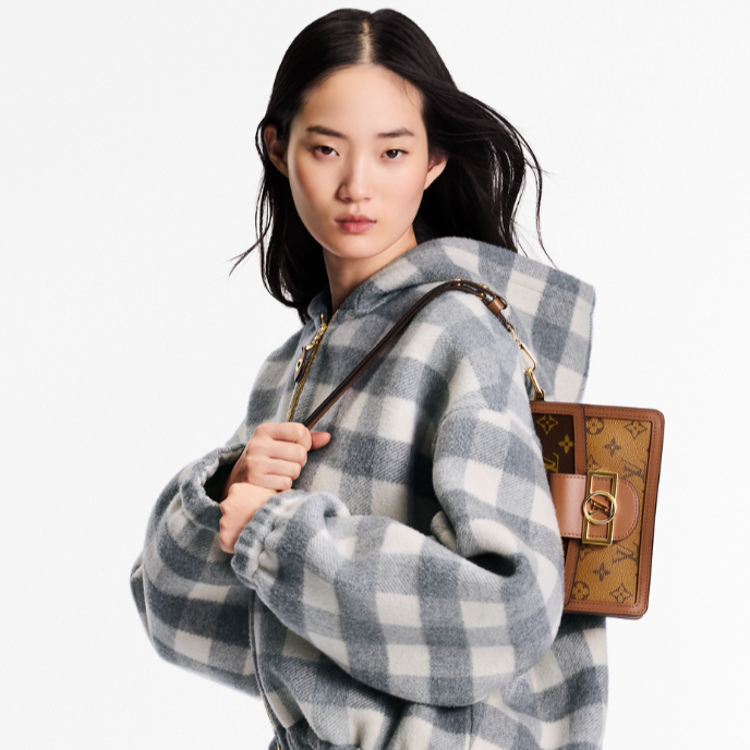 Louis Vuitton Monogram Reverse Dauphine Mini Shoulder Bag - Brown