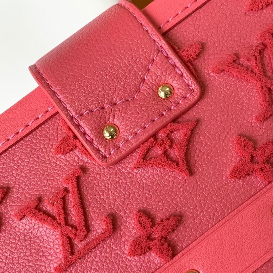 Louis Vuitton Monogram Tuffetage Petite Malle Shoulder Bag - Rose Fluo