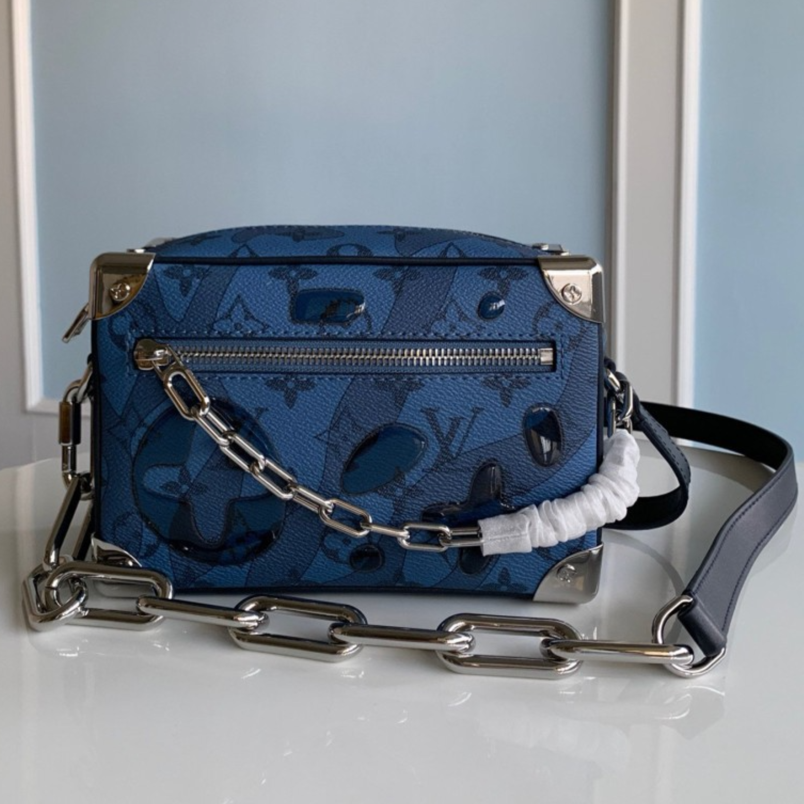 Louis Vuitton Mini Soft Trunk Shoulder Bag - Abyss Blue