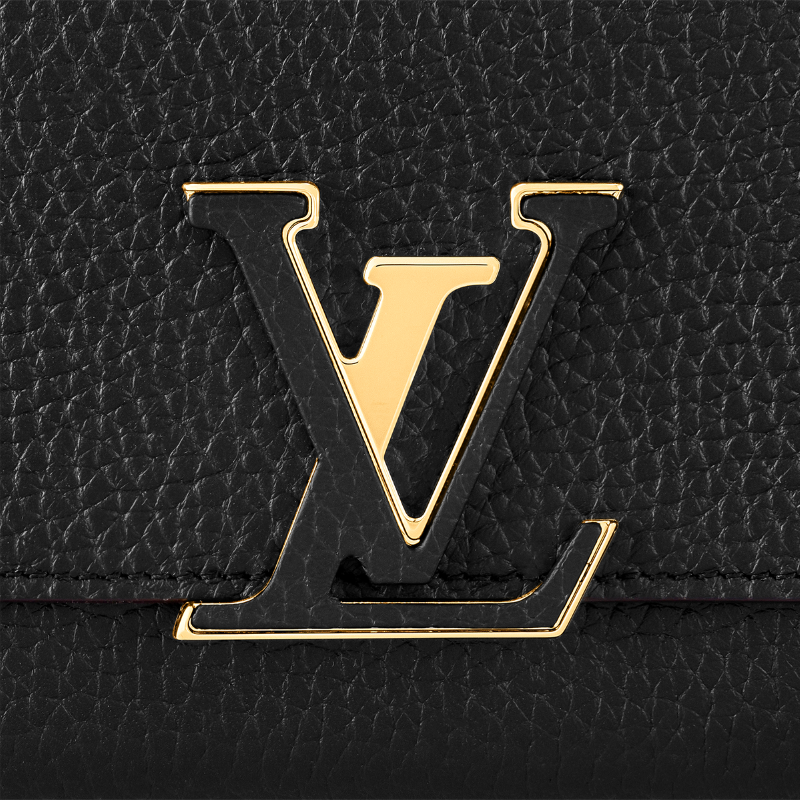Louis Vuitton Capucines Taurillon Leather Wallet - Black