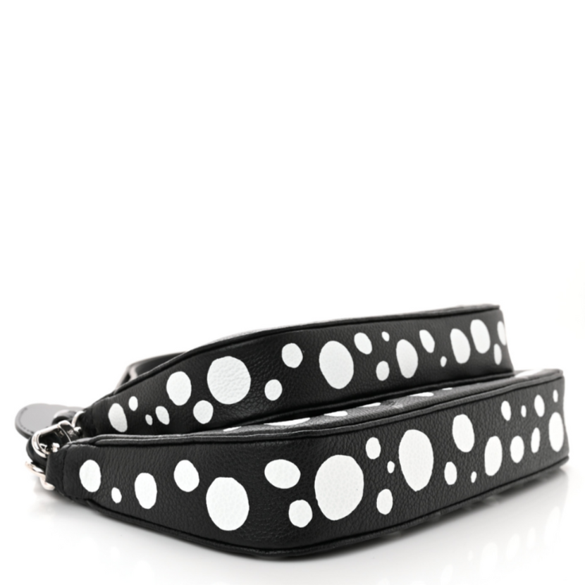 Louis Vuitton x Yayoi Kusama Multi Pochette Accessoires Shoulder Bag - Black White