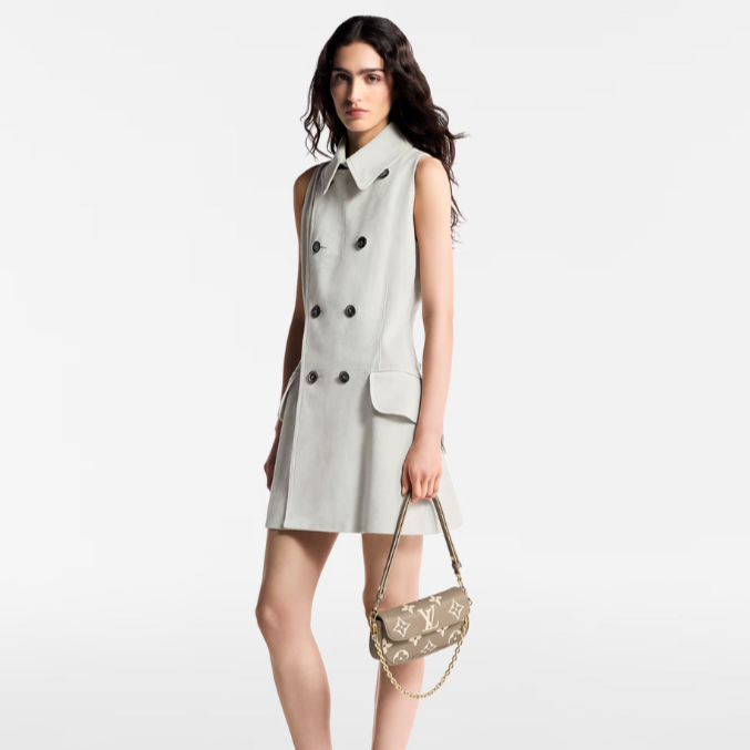 Louis Vuitton Wallet On Chain Ivy Shoulder Bag - Tourterelle / Crème