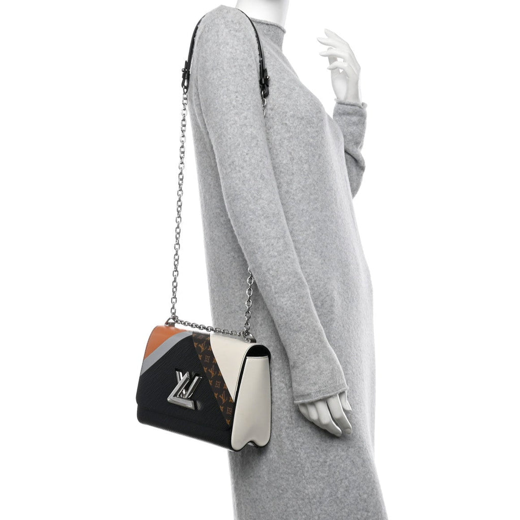 Louis Vuitton Twist MM Shoulder Bag - Monogram Black