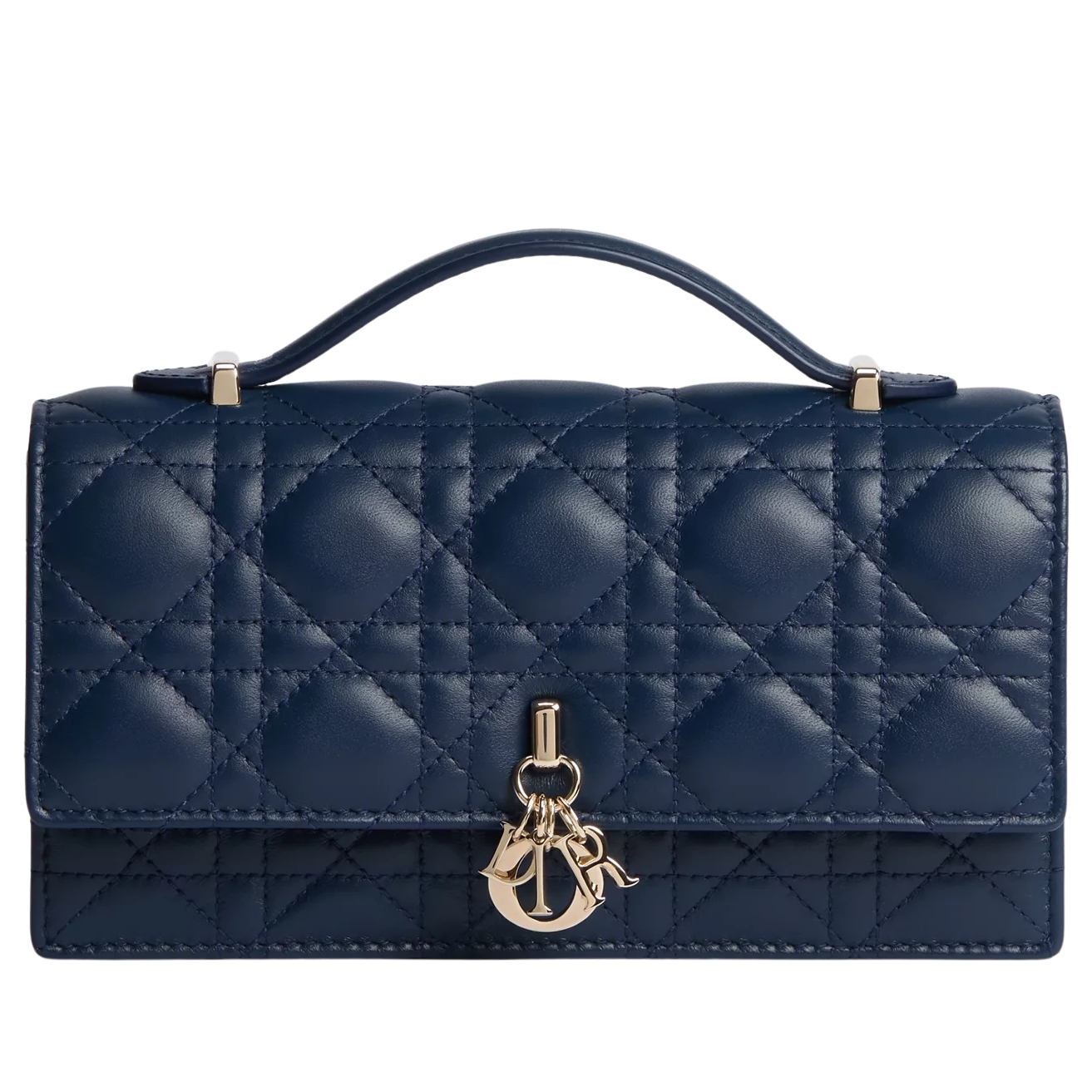 Dior My Dior Cannage Lambskin Mini Bag – Ocean Blue