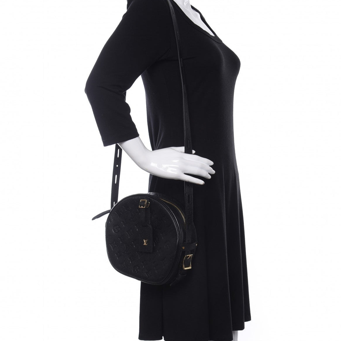 Louis Vuitton Empreinte Petite Boite Chapeau Shoulder Bag - Black