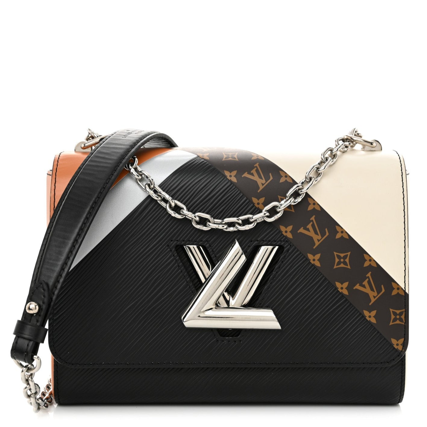 Louis Vuitton Twist MM Shoulder Bag - Monogram Black