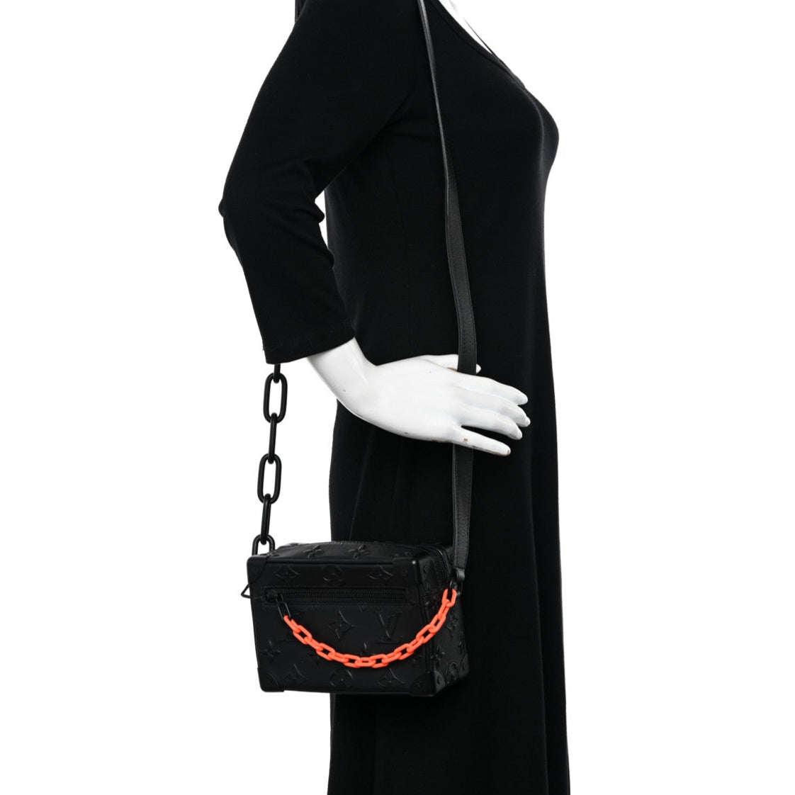 Louis Vuitton Solar Ray Mini Soft Trunk Shoulder Bag - Black