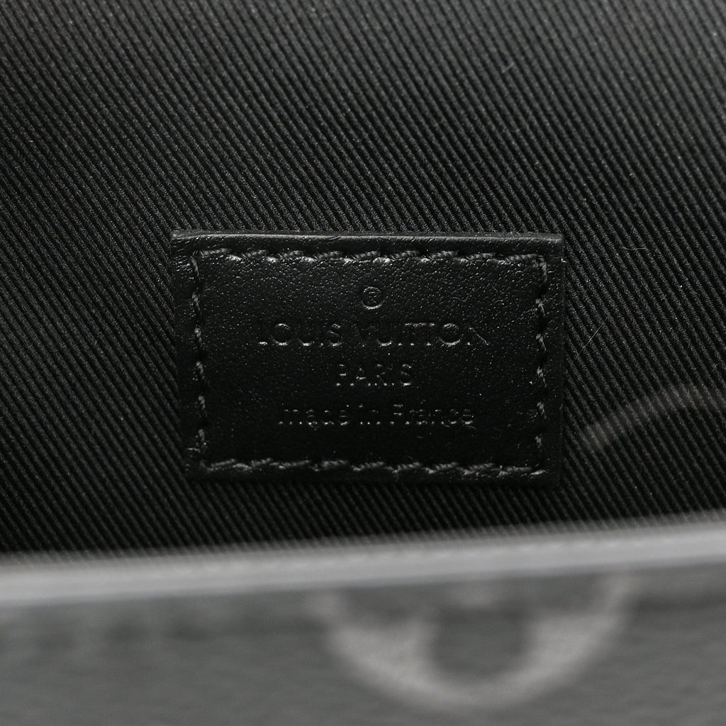 Louis Vuitton Steamer Messenger Wearable Wallet - Black Monogram Eclipse